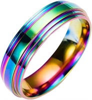 Festive Rainbow Color Unisex Ring