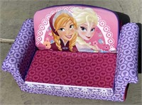 Disney Frozen Themed Fabric Foam Couch/ Futon
