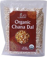 Jiva Organic Chana Dal 2 Pound Bag - Non-GMO,