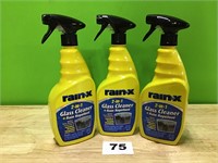 Rain X 2 in 1 glass cleaner lot of 3
