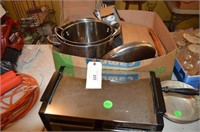 Stainless Pots, Pans, Toaster oven & more