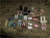 Lot of shoe & purse figurines