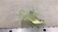 Fenton glass shoe