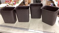 Small trash bins
