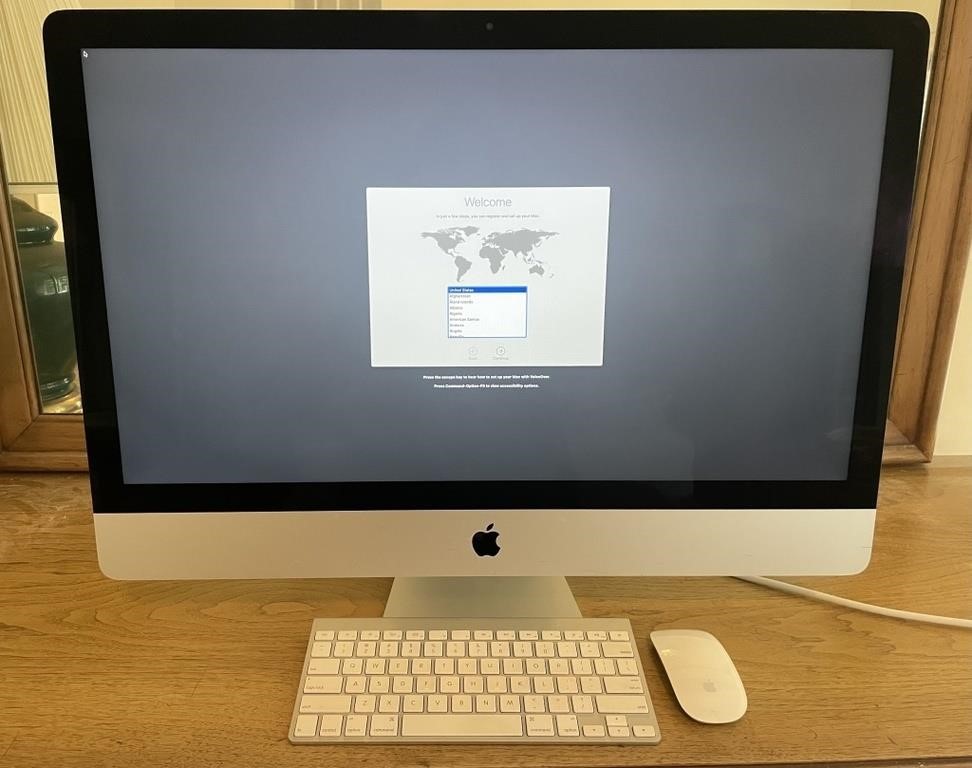 Apple iMac computer --factory reset and clean