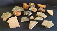 Petrified Wood, Mixed Rocks And Minerals