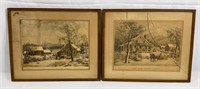 Currier & Ives Lithographs Reprint