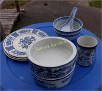 Blue And White Porcelain Bowls Myott lot of 11