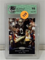 Pgi 10 2007 Sage Auto Brady Quinn #43 Rookie Card