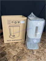 Rice dispenser 25 pounds new in the box