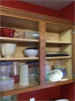 contents of cabinet