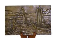 Bronze Plaque - Sailboats