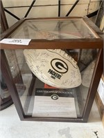 GREEN BAY Packers football signed w/ cert