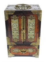 Chinese Carved Jade Jewelry Box