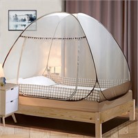 Tinyuet Mosquito Net  39.3x78.7in  Brown Edge