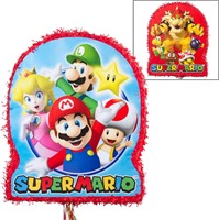 Super Mario Pull String Pinata 22x18x3