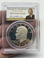 1973-S PCGS PR69 DCAM Silver Ike Dollar