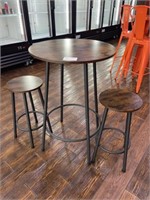 Pub Table with 2 Stools