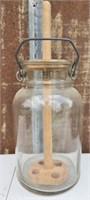 Vintage one gallon jar