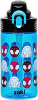 Zak Spider-Man Water Bottle, 16oz With Straw