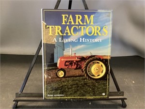 Farm tractors hard cover book