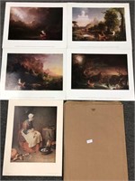 Lot of Five Art Prints