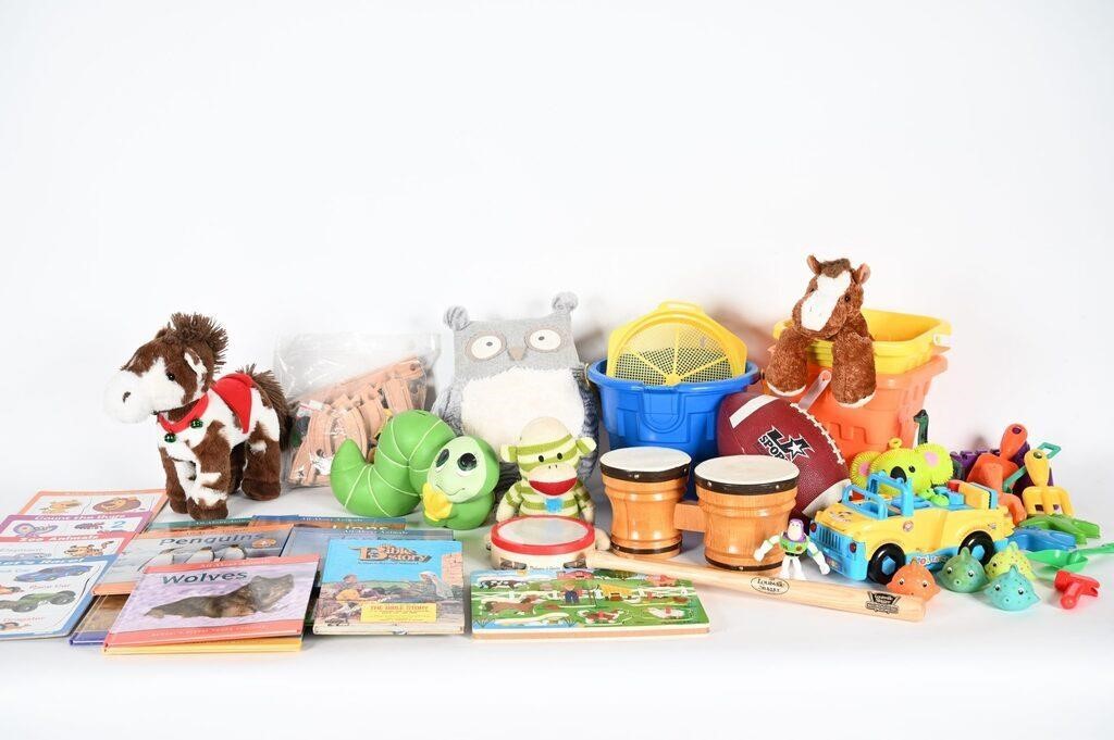 Kid's Toys, Puzzles, Books, Stuffed Animals