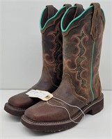 Justin Western Boots Size 7B