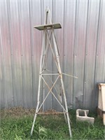 Vintage Metal Yard Windmill / Needs Love and Bolts