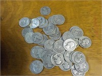 $10.00 Face Silver quarters
