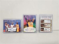 Kobe Bryant Iconic Ink / Platinum Cuts Cards
