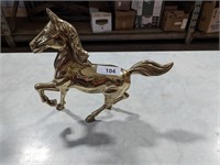 Solid Brass Horse