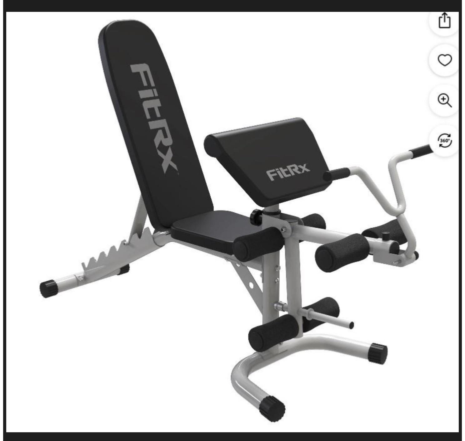FitRx Workout Bench, Fitness Weight Bench