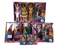 12 Olympic & Skating Barbie dolls