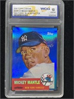 2008 TOPPS CHROME MICKEY MANTLE (GRADED)