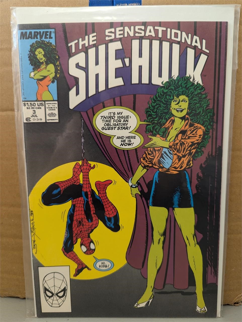 The Sensational She-Hulk, Vol. 1 #3A (1989)