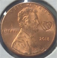 Heart penny