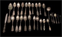 Collection Sterling Silver, Coin Silver Cutlery