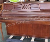 Kimball console low back piano