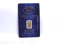 1 Gram 999.9 Fine Gold W/ Serial Number
