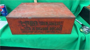 Antique metal box
