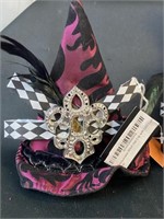 Masquerade Witch Hat Hair Clips