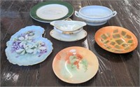 Flat of various China porcelain dishes w/ JP