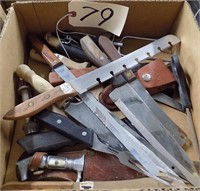 BOX LOT OF KNIVES