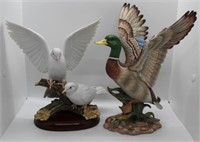Lot of 2 Porcelain Bird Figures