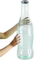 Coca-Cola 22\ Clear Bottle Bank - Made in USA