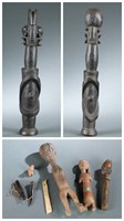 Group of West African style sculptures. 20th cen.