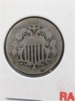 1874 SHIELD NICKEL