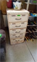 5 Drawer Steel Cabinet - 42 x 19 x 28
