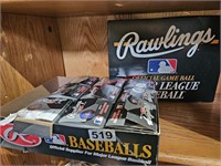 9 Rawlings Baseballs: Appear to be new in box